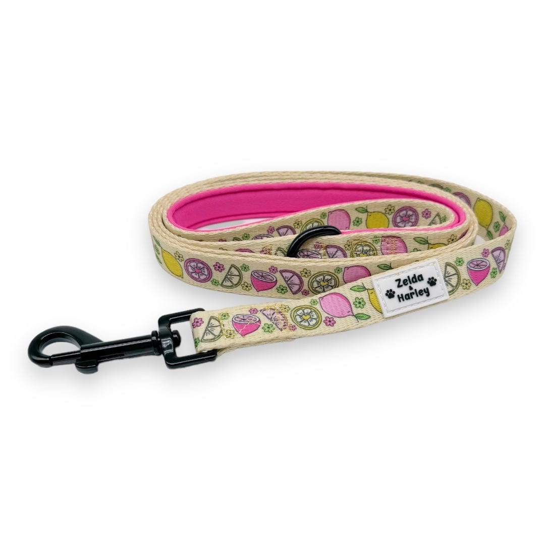 Zelda & Harley Lead Pink Lemonade Lead