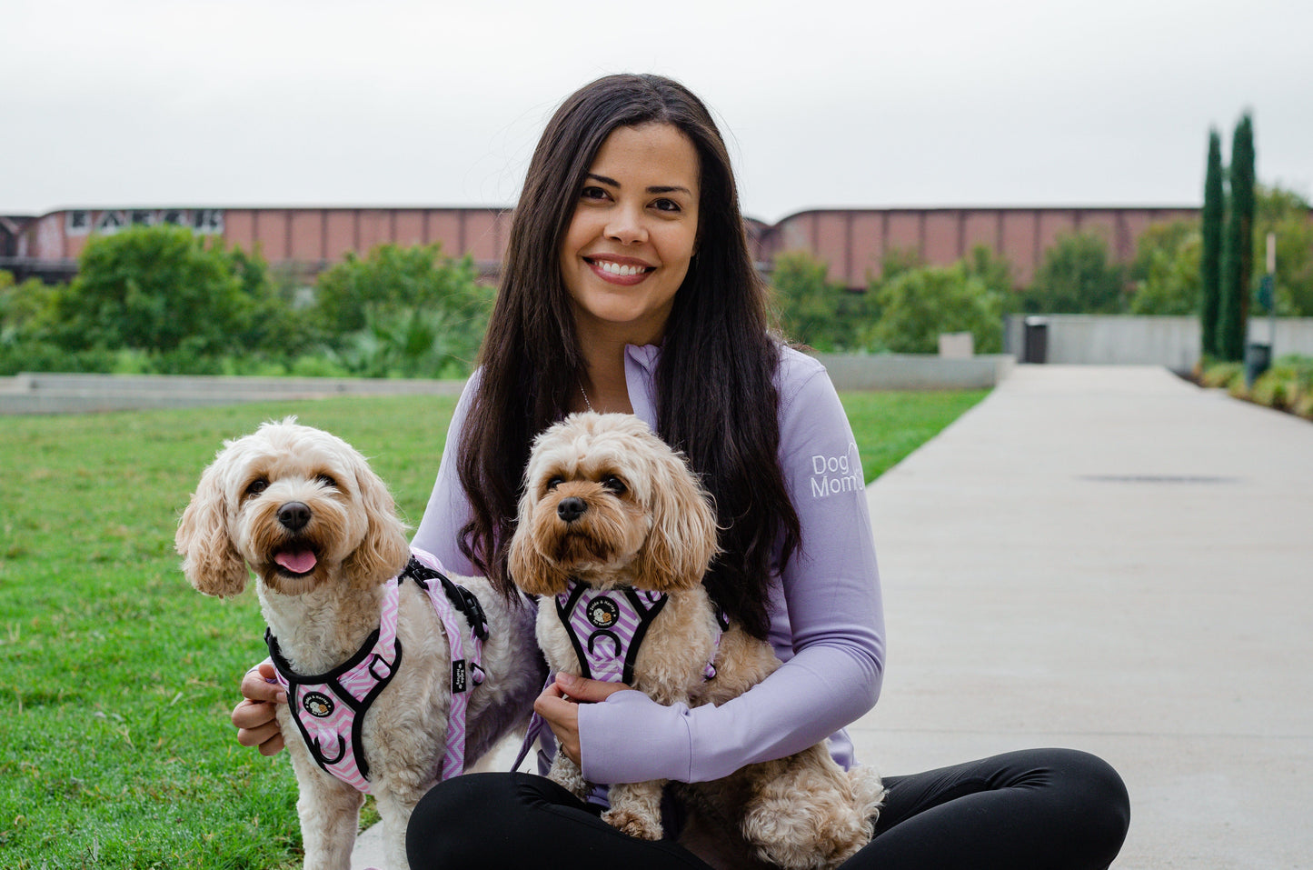 Zelda & Harley Apparel & Accessories Dog Mom Essentials Full Zip Jacket - Lilac