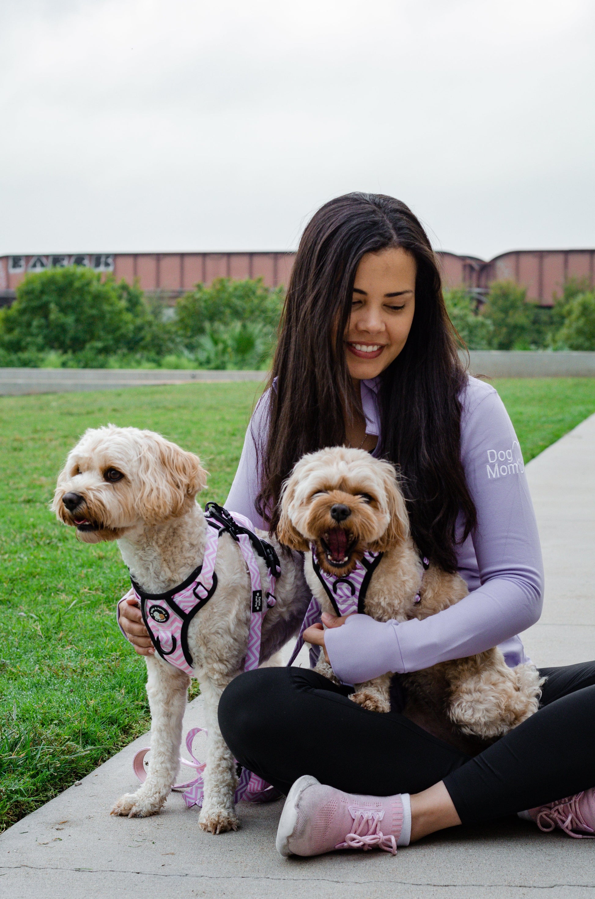 Zelda & Harley Apparel & Accessories Dog Mom Essentials Full Zip Jacket - Lilac